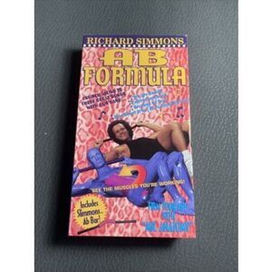 Richard Simmons Ab Formula - VHS - Videotape Workout Exercise Funny Crunches Abs